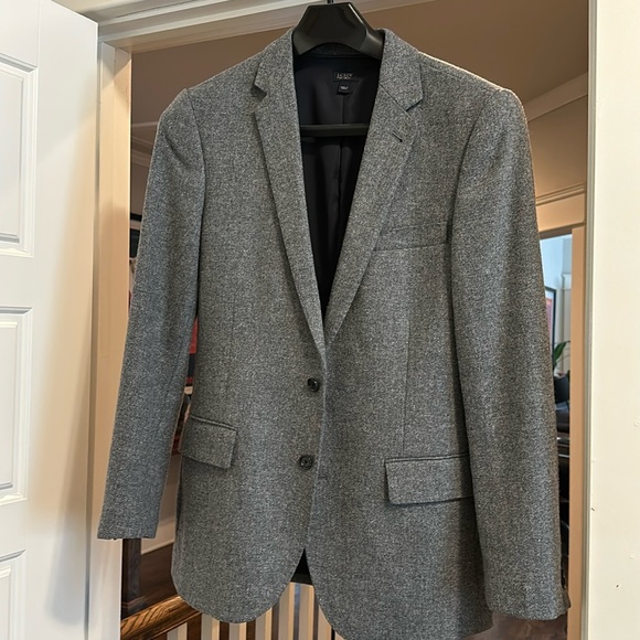 J Crew Wool Sport Coat.Size 40R.Grey.